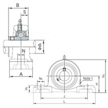 Bearing housed units UCP203 NACHI