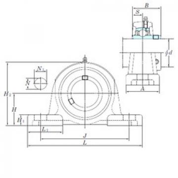 Bearing housed units UCP202-10 KOYO