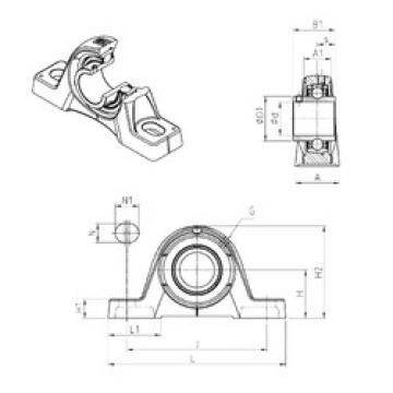 Bearing housed units UCPE202 SNR