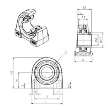 Bearing housed units UCPG208 SNR