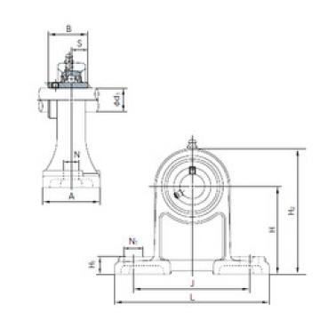 Bearing housed units UCPH206 NACHI