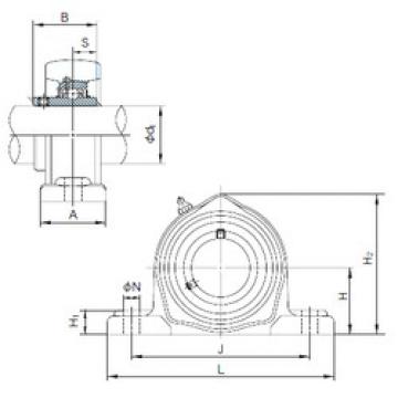 Bearing housed units UCPK211 NACHI