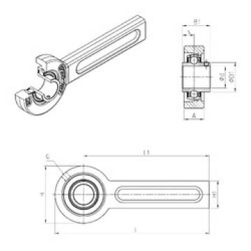 Bearing housed units UCSP209 SNR