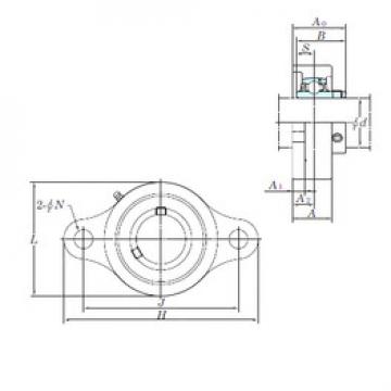 Bearing housed units UCSFL206H1S6 KOYO