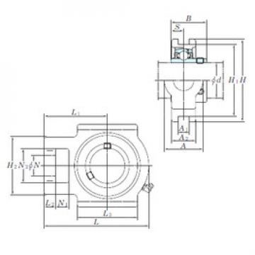 Bearing housed units UCT201-8 KOYO