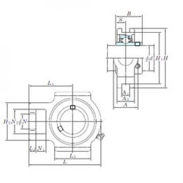 Bearing housed units UCST206H1S6 KOYO