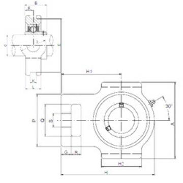 Bearing housed units UCTX14 ISO