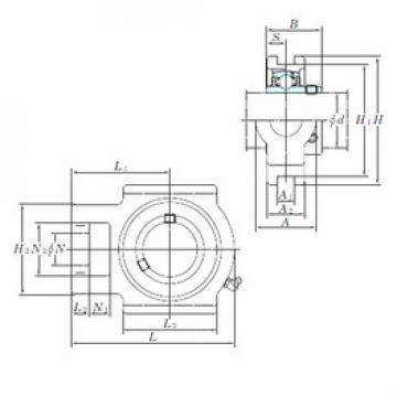 Bearing housed units UCTX07-22E KOYO