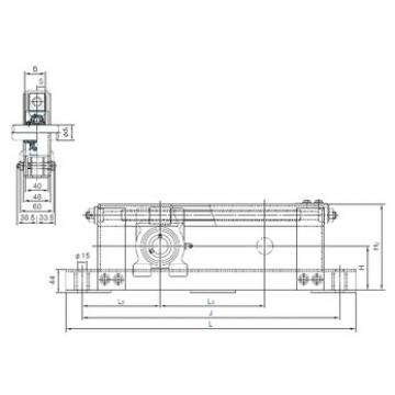 Bearing housed units UCTL205+WL200 NACHI