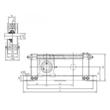 Bearing housed units UCTU209+WU600 NACHI