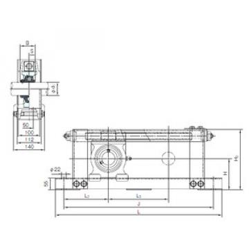 Bearing housed units UCTU314+WU600 NACHI