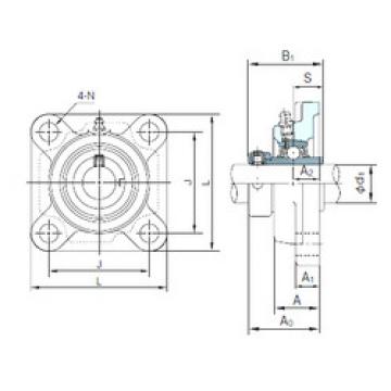 Bearing housed units UGF206 NACHI