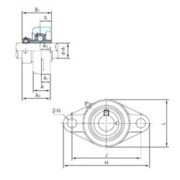 Bearing housed units UGFL209 NACHI