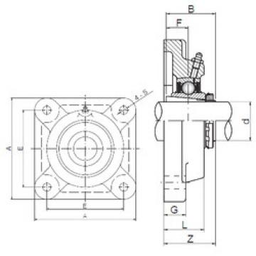 Bearing housed units UKF205 ISO