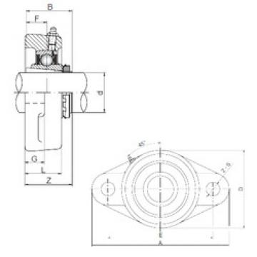 Bearing housed units UKFL205 CX