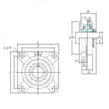 Bearing housed units UKFS306 KOYO