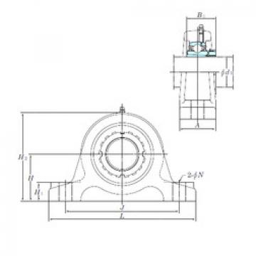 Bearing housed units UKIP209 KOYO