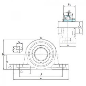 Bearing housed units UKP218 KOYO