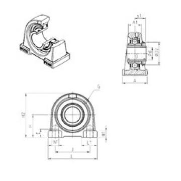 Bearing housed units UKPAE208H SNR