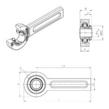 Bearing housed units UKSP205H SNR