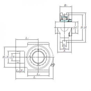 Bearing housed units UKT306 KOYO