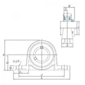 Bearing housed units UP006 KOYO