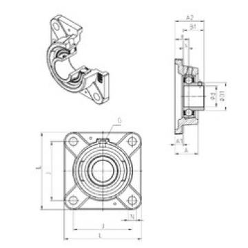 Bearing housed units USFE204 SNR