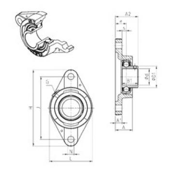 Bearing housed units USFLE205 SNR