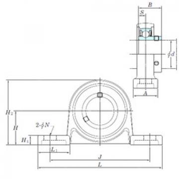 Bearing housed units USP001S6 KOYO