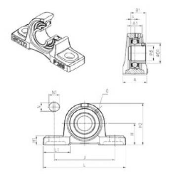 Bearing housed units USP202 SNR