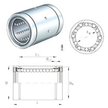 linear bearing shaft KB16-PP INA