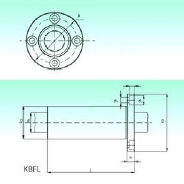 linear bearing shaft KBFL 08 NBS