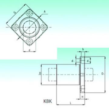 linear bearing shaft KBK 20 NBS