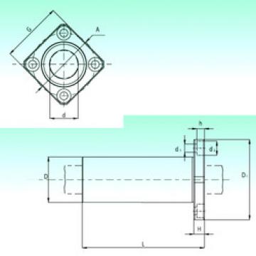 linear bearing shaft KBKL 20 NBS