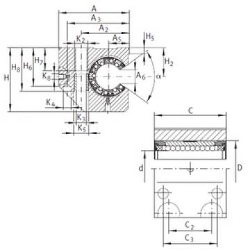 linear bearing shaft KGNC 30 C-PP-AS INA