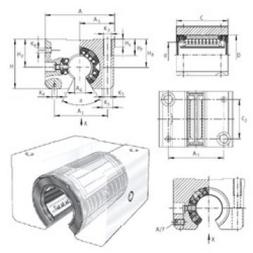 linear bearing shaft KGSNOS20-PP-AS INA