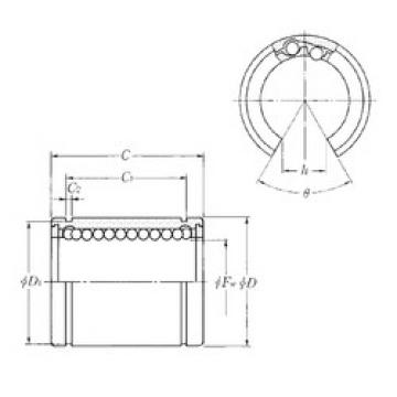 linear bearing shaft KLM30P NTN