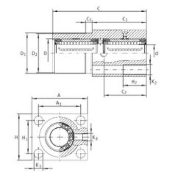 linear bearing shaft KTFN 30 C-PP-AS INA