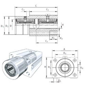 linear bearing shaft KTFS12-PP-AS INA