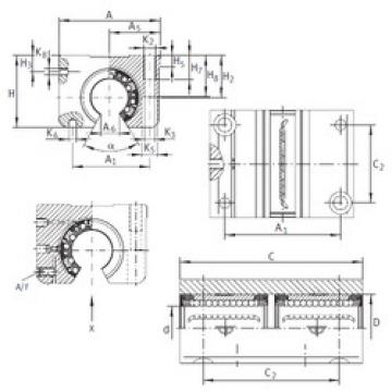 linear bearing shaft KTNOS 20 C-PP-AS INA