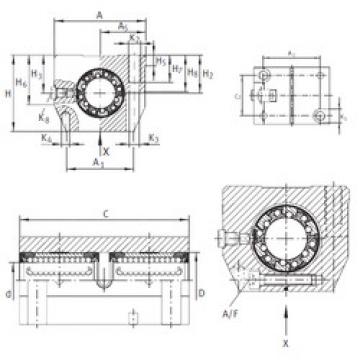 linear bearing shaft KTNS 12 C-PP-AS INA