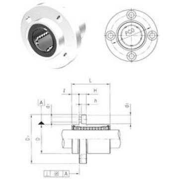 linear bearing shaft LMEFP20UU Samick