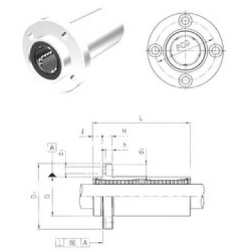 linear bearing shaft LMFP10LUU Samick