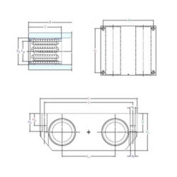 linear bearing shaft LQBR 40-2LS SKF