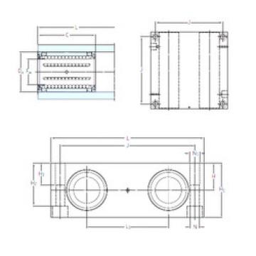 linear bearing shaft LQCD 25-2LS SKF