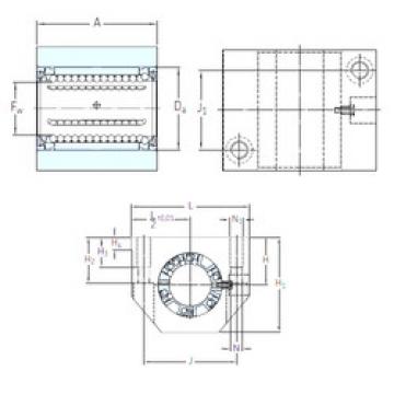 linear bearing shaft LUND 30 SKF