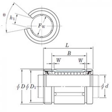 linear bearing shaft SDE12OP KOYO