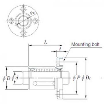 linear bearing shaft SDMF12 KOYO