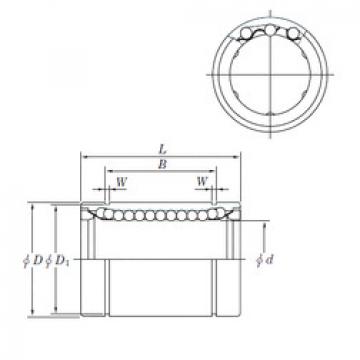 linear bearing shaft SESDM 5 KOYO