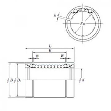 linear bearing shaft SESDM12 AJ KOYO